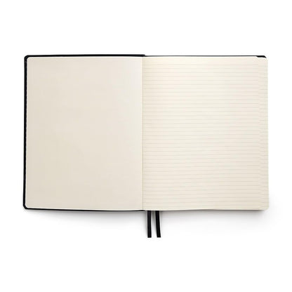 TRU RED Large Flexible Cover Ruled Journal - Black