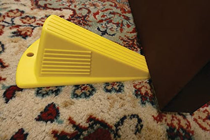 Shepherd Hardware 3763 Heavy Duty Jumbo Rubber Door Wedge, Yellow