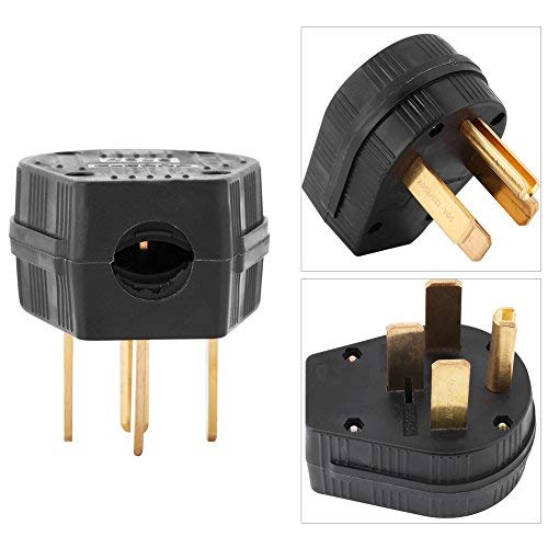 14-50P 50A Generator Four-Hole Plug, 4-Pin Nema Plug, Socket European and Travel Power Plug