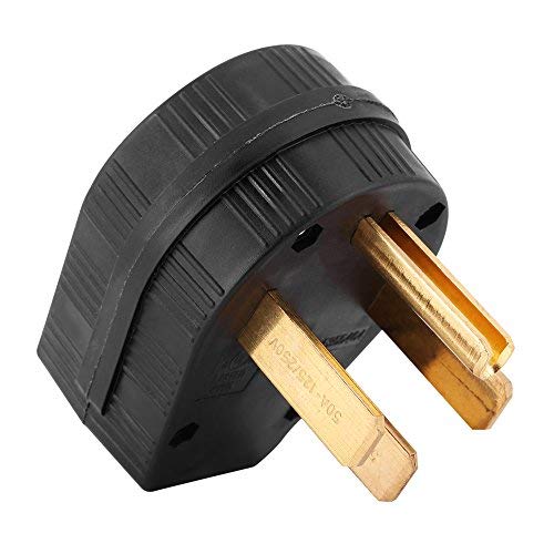 14-50P 50A Generator Four-Hole Plug, 4-Pin Nema Plug, Socket European and Travel Power Plug