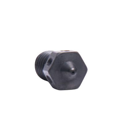 4pcs Hardened Steel Nozzles V6 Nozzle 0.4mm Compatible with V6 Hotend Prusa i3 MK3 MK3S Prusa mini Anycubic Mega 3D Printer Printing PEI PEEK or Carbon Fiber Filament (4x0.4mm)