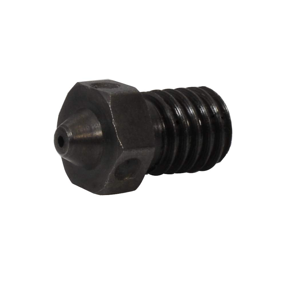 4pcs Hardened Steel Nozzles V6 Nozzle 0.4mm Compatible with V6 Hotend Prusa i3 MK3 MK3S Prusa mini Anycubic Mega 3D Printer Printing PEI PEEK or Carbon Fiber Filament (4x0.4mm)
