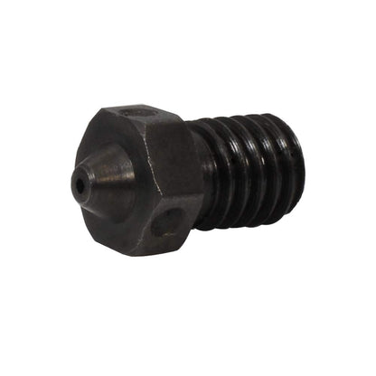 4pcs Hardened Steel Nozzles V6 Nozzle 0.4mm Compatible with V6 Hotend Prusa i3 MK3 MK3S Prusa mini Anycubic Mega 3D Printer Printing PEI PEEK or Carbon Fiber Filament (4x0.4mm)