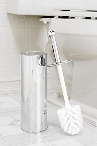 Bath Bliss Stainless Steel, Rust Resistant, Heavy Duty Toilet-Brushes, 1 Pack, Satin
