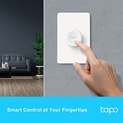 Tapo TP-Link Smart Button | Wireless Remote Dimmer Switch | 3-Way Control | Tap & Rotate HUB Required | 1+ Year Battery Life|Tapo S200D