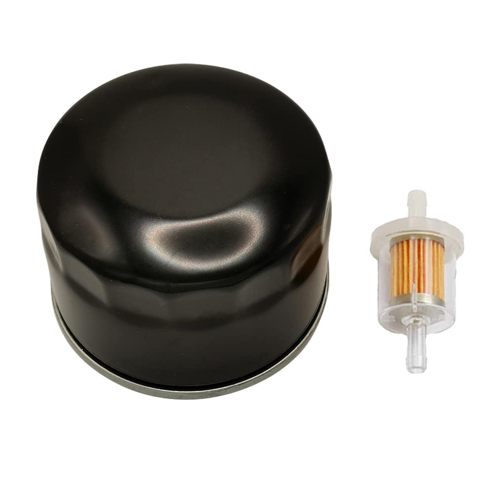 Quaprodur 49065-7007 49065-0721 Oil Filter Replacement for Kawasaki FX600V FR691V FR730V FR651V FR541V FR600V FS730 FS451V FS481V John Deere GY20577 492932S (2 PACK)