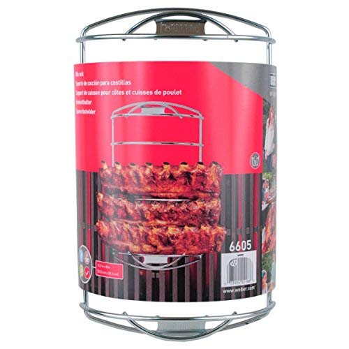 Weber Original Rib Rack for Griling, Smokings, Multi-Purpose (6605)