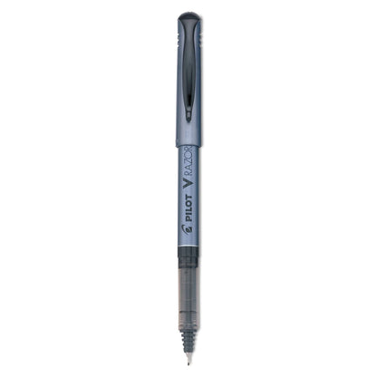 Pilot V Razor Point Liquid Ink Marker Pens, Extra Fine Point, Black Barrel, Black Ink, Dozen Box -11020