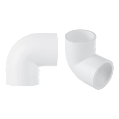 30pcs 3/4 PVC Fittings 90 Degree Elbow 2 Way PVC Pipe Fittings Right Angle Elbow PVC Adapter Furniture Build Grade PVC Pipe Adapter Fittings SCH40 PVC Corner Fittings