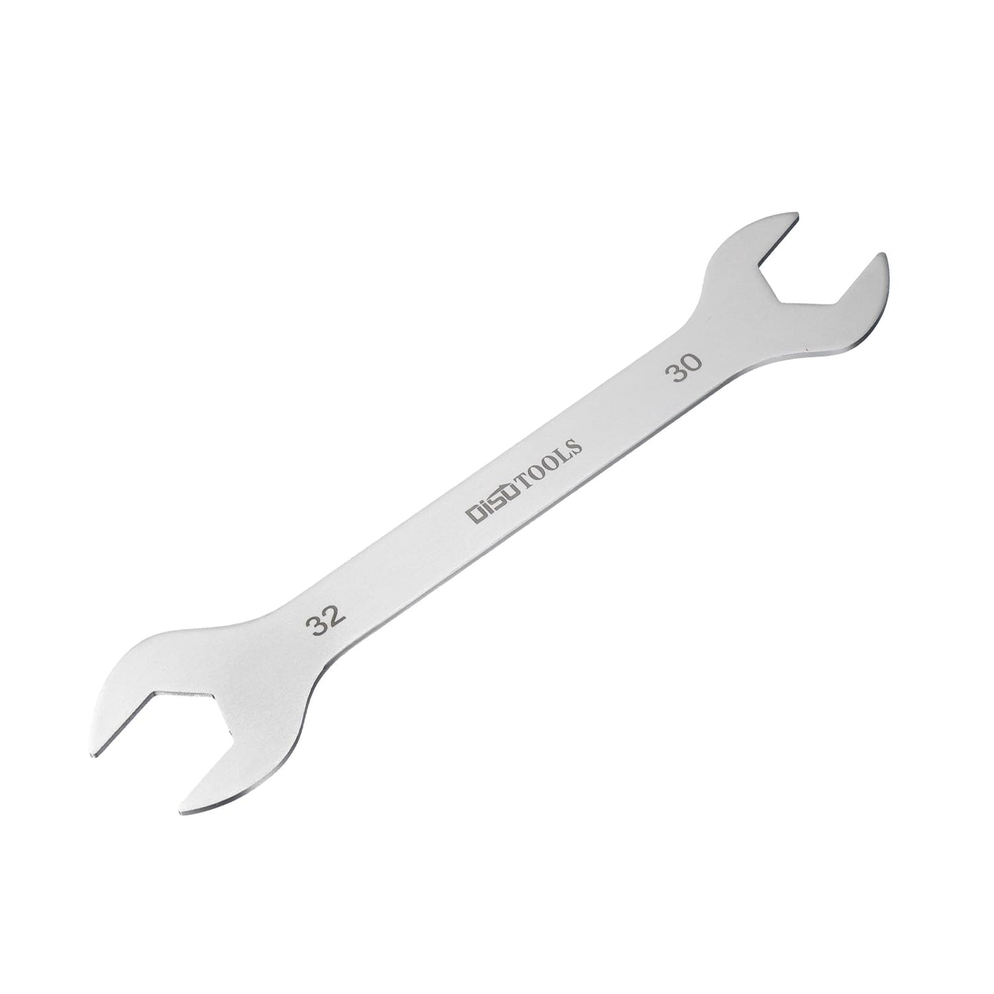 uxcell Thin Open End Wrench 30mm x 32mm Metric Sandblasting Plated 3cr13 Stainless Steel, Double Ended Slim Spanner for Household Maintenance and General Repairs