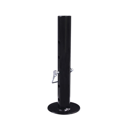 TOWKING Trailer Jack Drop Leg for 2" ID Tube, 2,000 lbs, Black