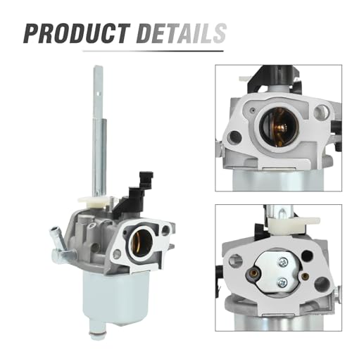 Vkinman 20001027 Snow Thrower Carburetor, Replacement for Ariens ST24 920400 920402 208CC Snow Blower, Replacement for LCT StormForce 03121 03122 208cc Engine, Replaces 20001368