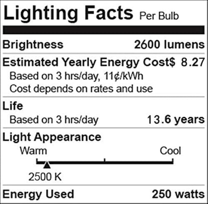 BONGBADA 2 Pack Heat Lamp 250 Watts Infrared Bulbs Red Glass Lamp Bulb for Food Service, Brooder Bulb, Chicks, Pet, Bathroom, Light Therapy Use E26 Base, Flood Light Heat Lamp Bulb