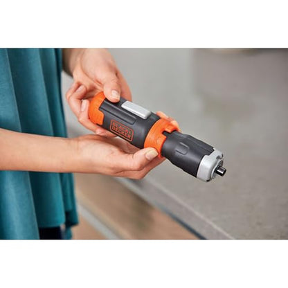BLACK+DECKER Cordless Screwdriver, Alkaline (BCF601AA)