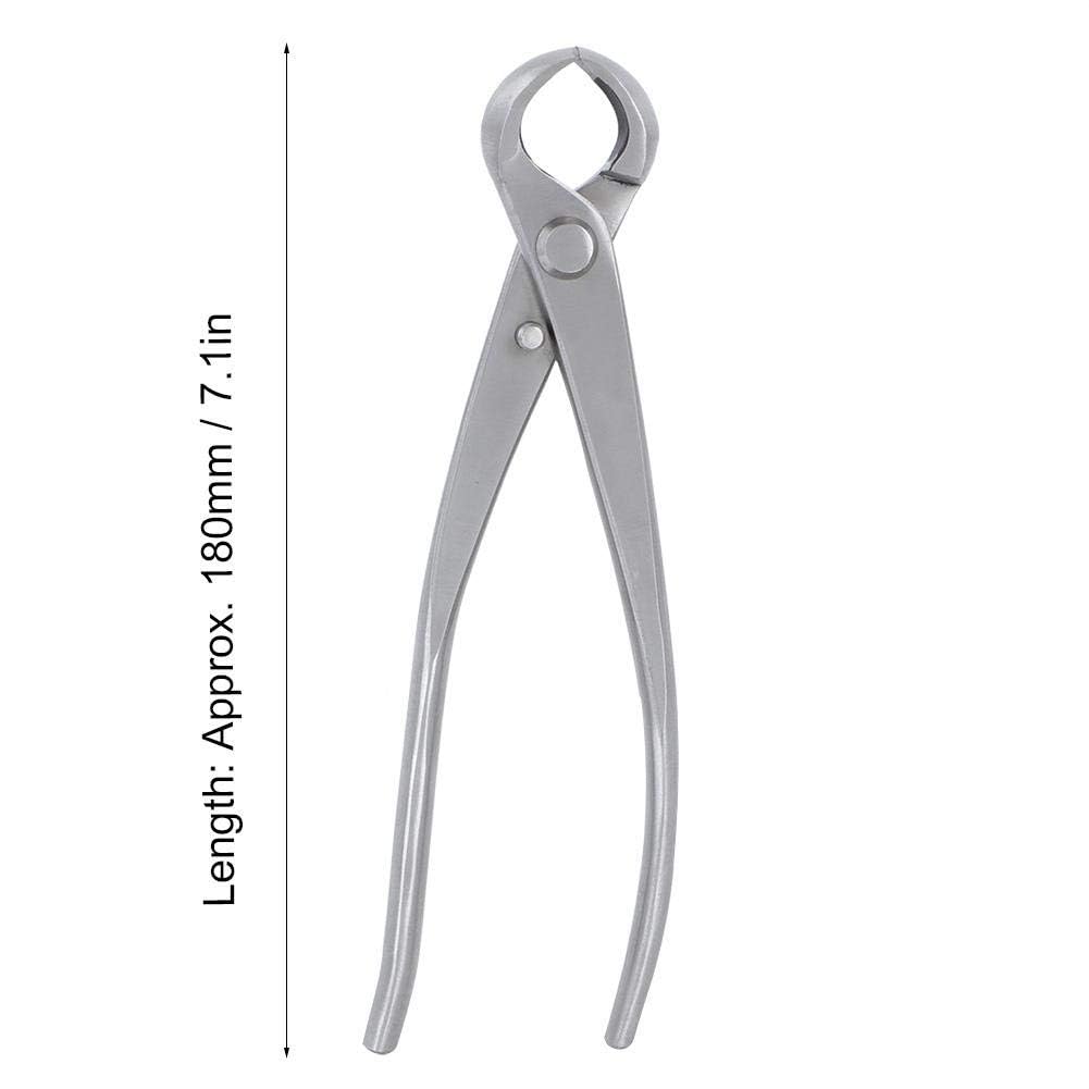 Bonsai Concave Branch Cutter, 7in Stainless Steel Bonsai Pruning Shears Tree Pruning Tools Tree Branch Cutter for Enthusiasts and Beginners