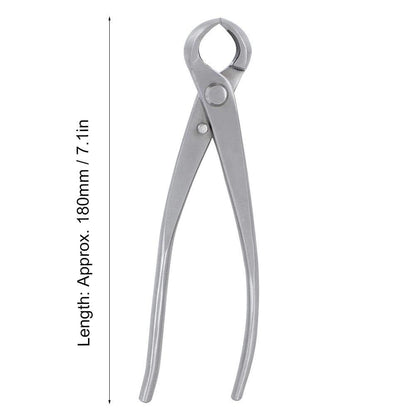 Bonsai Concave Branch Cutter, 7in Stainless Steel Bonsai Pruning Shears Tree Pruning Tools Tree Branch Cutter for Enthusiasts and Beginners