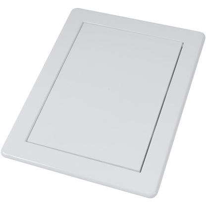 Vent Systems White ABS Plastic - Access Panel 6 x 8 Inch - Access Panel with Door for Drywall, Wall and Ceiling Electrical and Plumbing Service Wall Hole Cover - Exterior Dimensions 6.7x8.7 Inches
