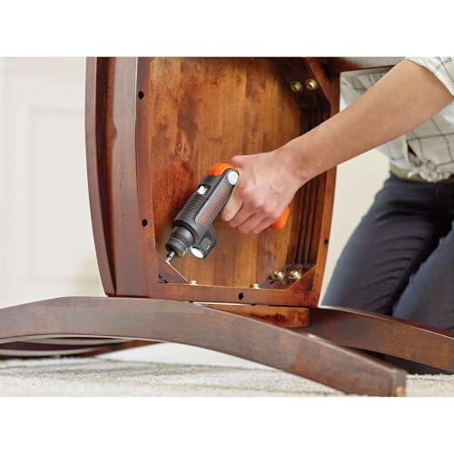 BLACK+DECKER 4V MAX* Cordless Screwdriver with LED Light (BDCSFL20C)