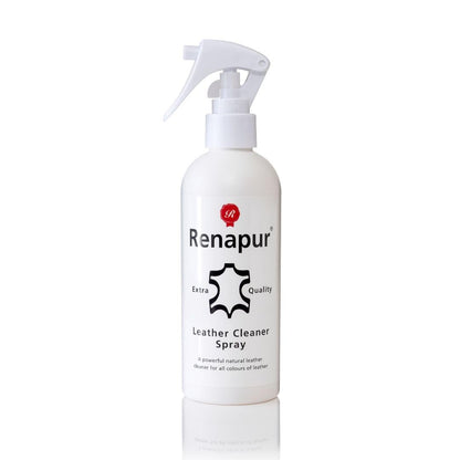 Renapur Natural Leather Cleaner Spray (250ml) – Deep-Cleaning Formula for All Your Leather, Including Sofas, Car Interiors, Footwear, Clothing & Saddles & Tack.