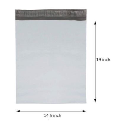 BESTEASY 100 14.5x19 White Poly Mailers Shipping Envelopes Bags(14.5x19, 100 Bags)