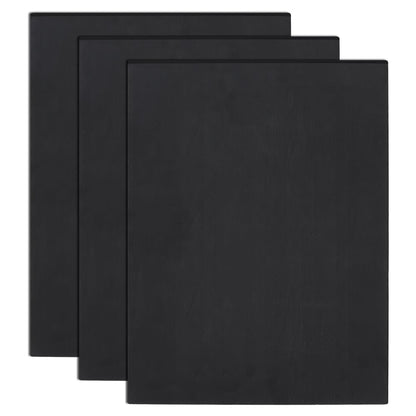 BENECREAT 3 Sheets 3mm Black Foam Boards, 11.8x15.7" Rectangle Foam PVC Sheet Poster Board Mount Board for Mounting, Crafts, Modelling, Art, Display, School Projects