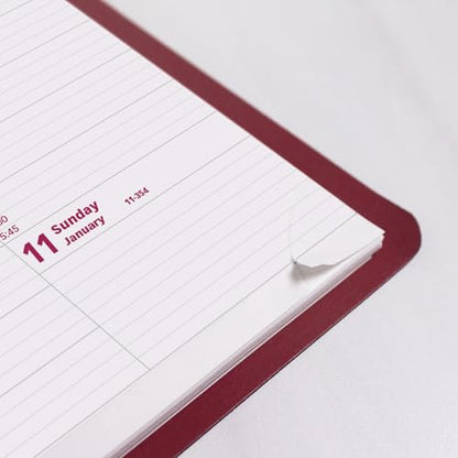 Brownline® 2026 Essential Weekly Planner, Appointment Book, 12 Months, January to December, Twin-Wire Binding, 11" x 8.5", Red (CB950.RED-26)