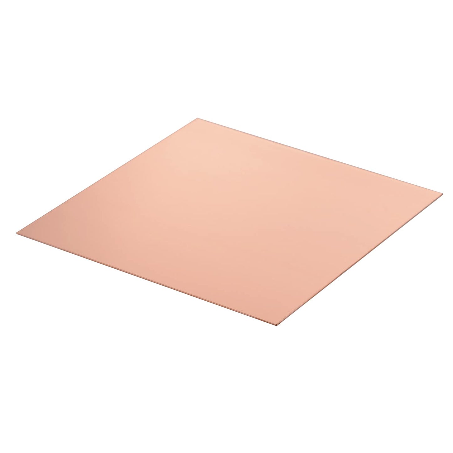 USAMILY Pure Copper Sheet Plate 6" x 6" x 18 Gauge 2pcs, Cu Metal for Industry Supply, DIY Projects, Jewelry, Repairs, Experiments