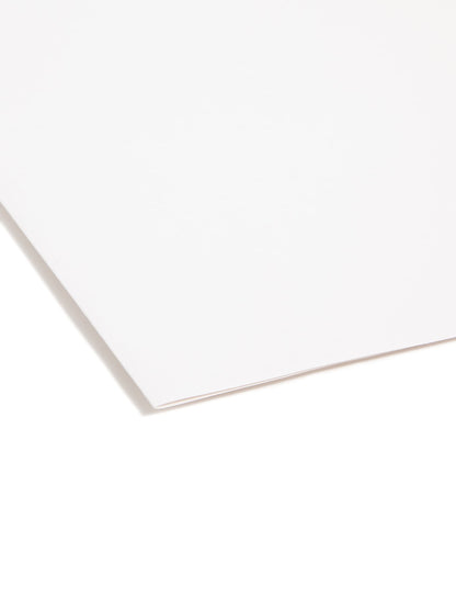 Smead Hanging File Folders, 20-Pack, Letter Size, Straight-Cut Built-in Reinforced FasTab, White, No-Insert Filing for Home Office, School and Business Document Organization