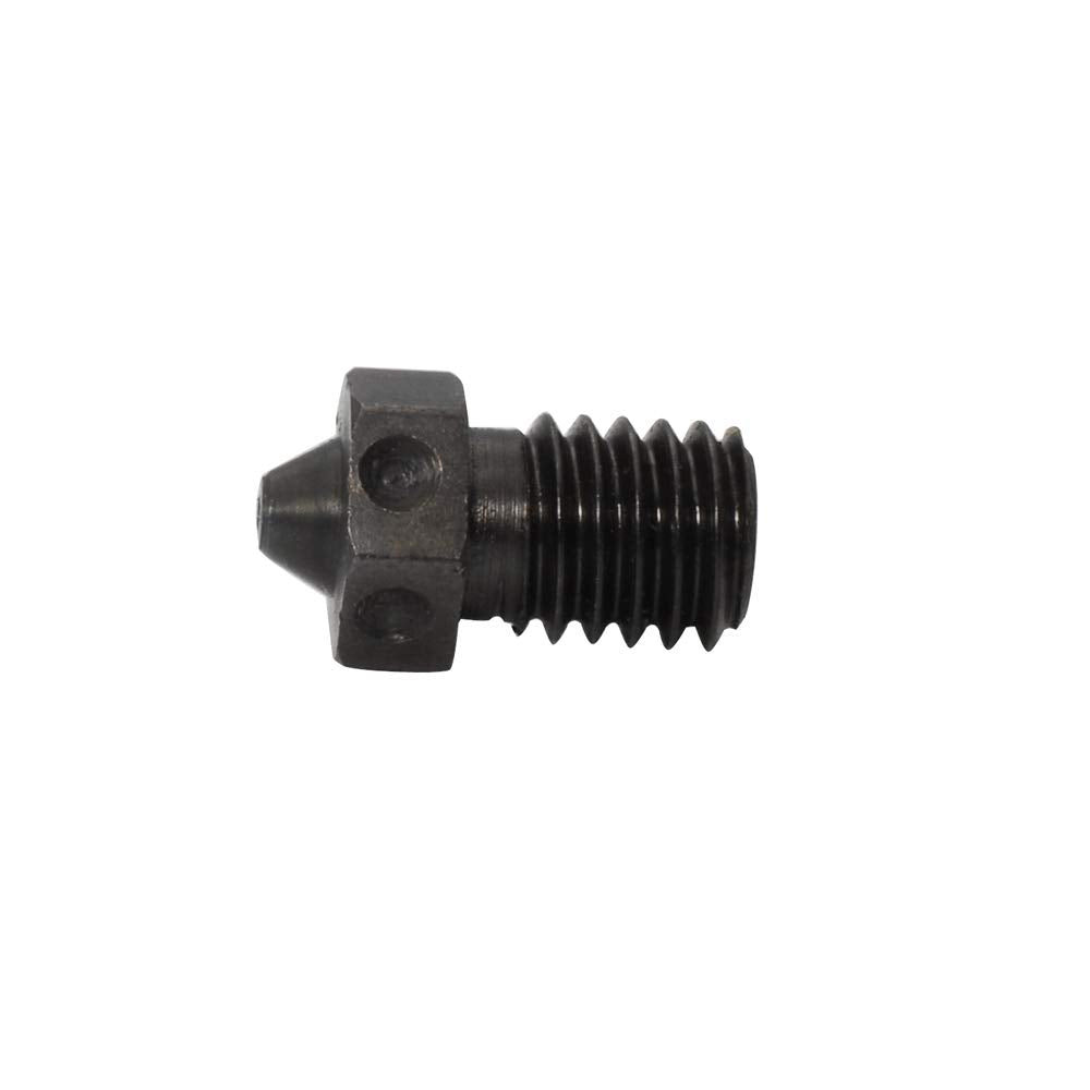 4pcs Hardened Steel Nozzles V6 Nozzle 0.4mm Compatible with V6 Hotend Prusa i3 MK3 MK3S Prusa mini Anycubic Mega 3D Printer Printing PEI PEEK or Carbon Fiber Filament (4x0.4mm)