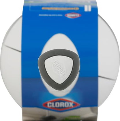 Clorox Toilet Plunger with Hideaway Caddy for Bathroom, Accessories Organizers & Storage, Toilet Unclogger, Plunger with Holder