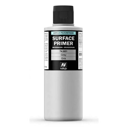 Vallejo Grey Primer Acrylic Polyurethane, 200ml