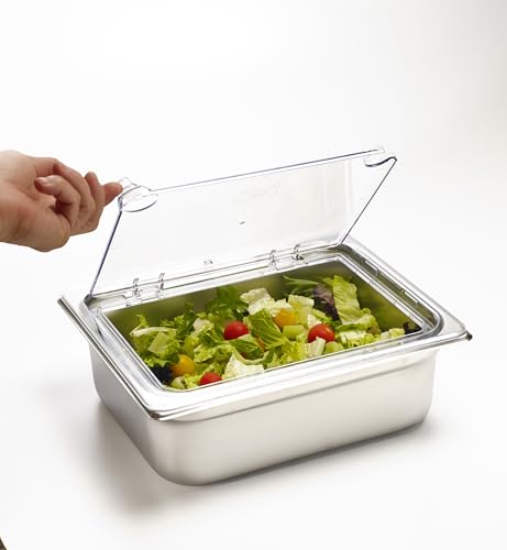 Winco Anti-Jamming Steam Pan, Half-Size x 4-Inch, Standard Weight