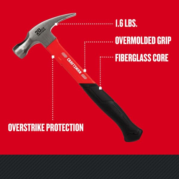 CRAFTSMAN® 20 oz. Fiberglass General Purpose Hammer (CMHT51399)