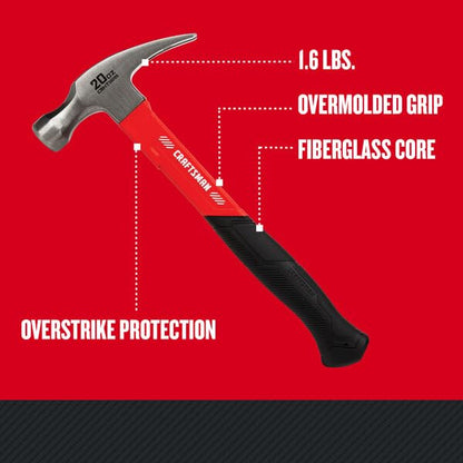 CRAFTSMAN® 20 oz. Fiberglass General Purpose Hammer (CMHT51399)