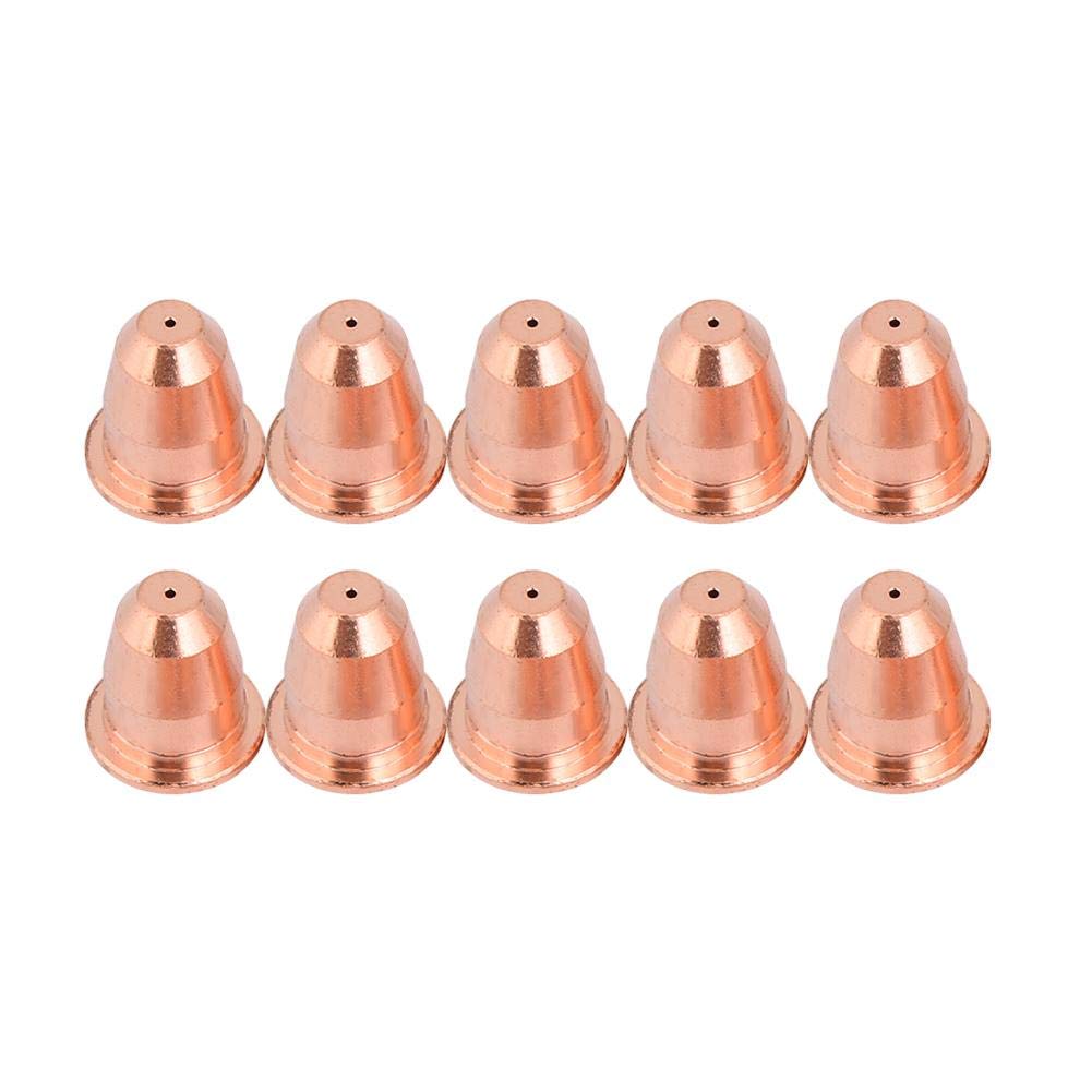 Plasma Torch Accessories Cutting Nozzle Tool 10Pcs PR0110 Electrode and 10Pcs PD0116-08 Nozzles, Welding Machine Electrode Consumables