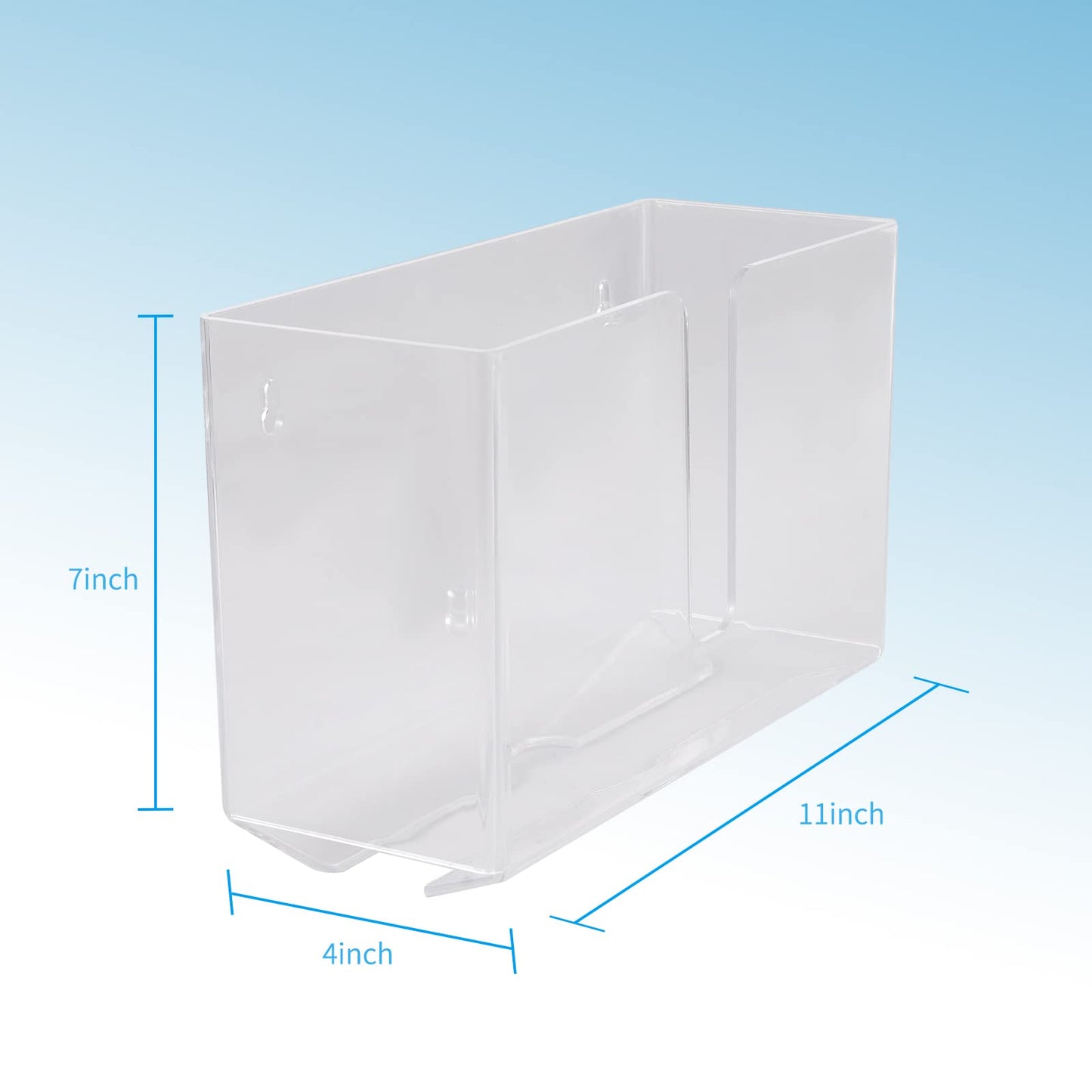 Acrylic Paper Towel Dispenser Wall Mount,Countertop for Multi-Fold Paper Towel,C-Fold, Zfold, Tri fold Hand Towel Holder Commercial, Clear Folded Paper Towel Holder for Bathroom Toilet and Kitchen