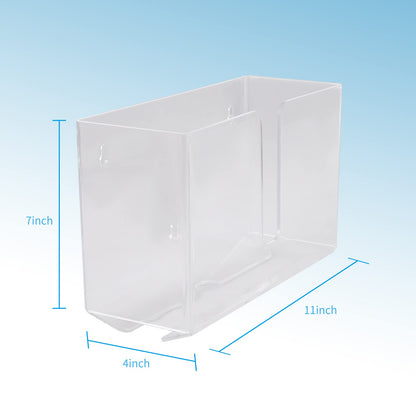 Acrylic Paper Towel Dispenser Wall Mount,Countertop for Multi-Fold Paper Towel,C-Fold, Zfold, Tri fold Hand Towel Holder Commercial, Clear Folded Paper Towel Holder for Bathroom Toilet and Kitchen