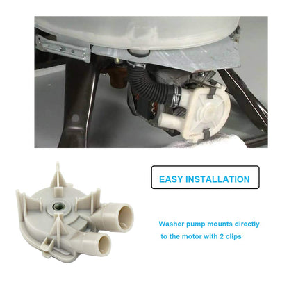 3352293 Washer Drain Pump for Whirlpool Kenmore Inglis 3363394，WP3363394，3352292，PS1485610 Washer/Washing Machine Direct Drive Drain Pump Parts