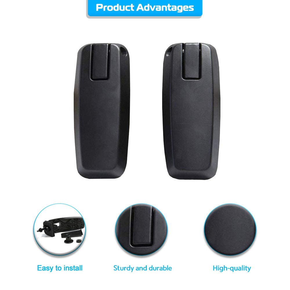 Rear Window Hinge Liftgate Glass Hinge Set Right Left Pair for 2008-2012 Ford Escape Mercury Mariner Mazda Tribute # 8L8Z78420A68C 8L8Z78420A68D 8L8Z-78420A68-C 8L8Z-78420A68-D