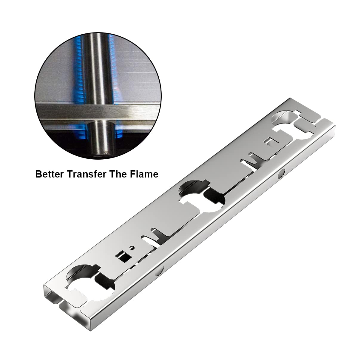 Carryover Assembly Crossover Tube Replacement Part for Broil King 9215-54, 9868-87, 9865-77, 9867-74, 9867-77, 986787C, Broil King 9869-57 Gas Grill, 15.3 Inch