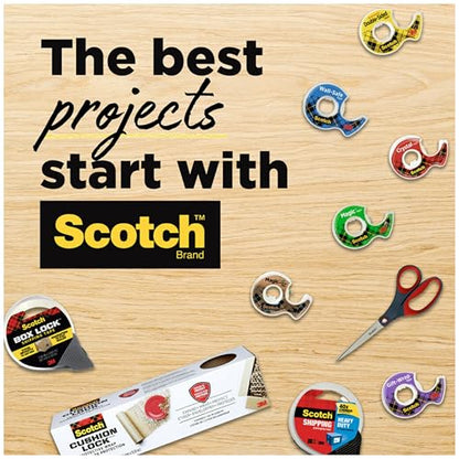 Scotch Expressions Masking Tape, 1-Inch x 20-Yards, Primary Red, 6-Rolls/Pack