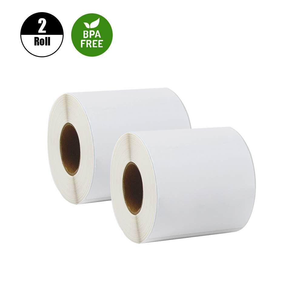 Thermal Labels 4" x 6" Shipping Labels100mmX150mm for Zebra Desktop Printers 250 Labels (2 Rolls)