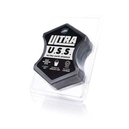 The Rag Company - Ultra Safe Sponge - Latest Foam Technology Safe for All Types of Paint and Wheel Finishes - Easy-to-Hold Ergonomic Grip for Wash Bucket and Rinseless Washing - Dark Grey
