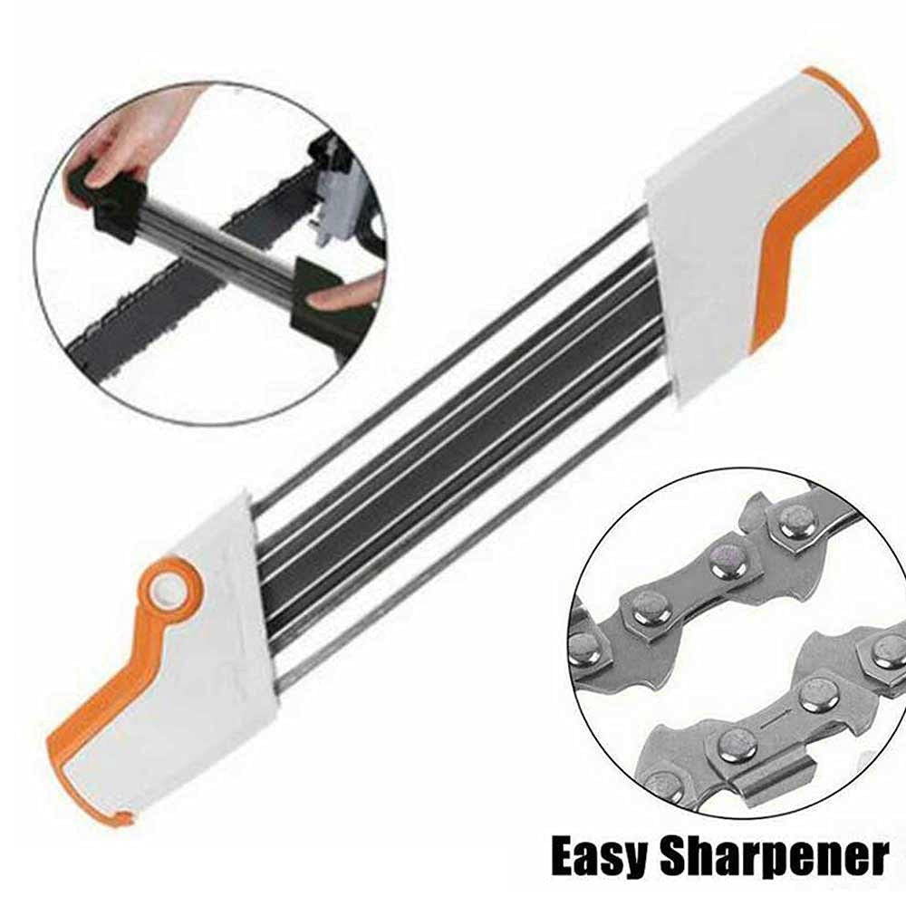 YTING 2 in 1 Metal Easy Chainsaw File Sharpener 4.8mm Replace for Stihl 325 Chain