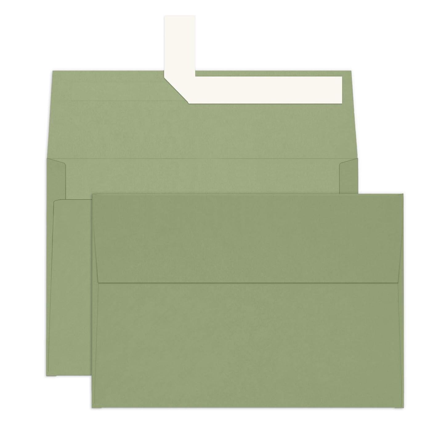 100 Pack A4 Sage Green Envelopes 4x6, Goefun 4.25 x 6.25 Printable Greeting Card Envelopes Self Seal for 4x6 Cards, Photos, Invitations, Weddings, Graduation, Baby Shower, 120 GSM