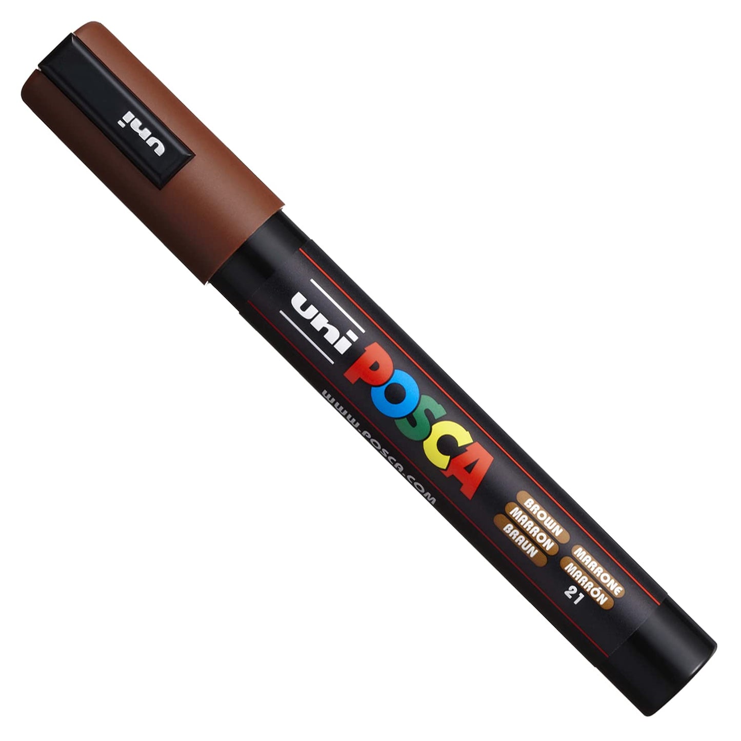 Posca PC-5M Water Based Permanent Marker Paint Art Pens - 1.8-2.5mm - Warm Neutral Tones - Wallet of 4