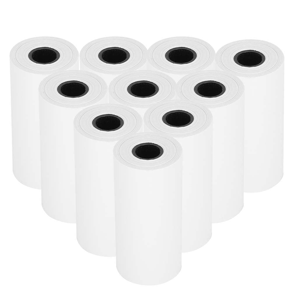 10 Rolls Thermal Paper for Portable Kids Instant Print Camera, 2.2inch x 19.7ft