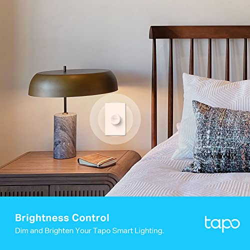 Tapo TP-Link Smart Button | Wireless Remote Dimmer Switch | 3-Way Control | Tap & Rotate HUB Required | 1+ Year Battery Life|Tapo S200D