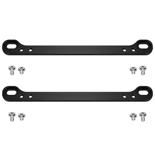 WFPOWER JDM to USDM Licence Plate Adaptor, 2 Pack Aluminum JDM Mini Truck License Plate Adaptor for JDM Car, Trailer License Plate Bracket JDM License Plate Frame Holder Japanese License Plate