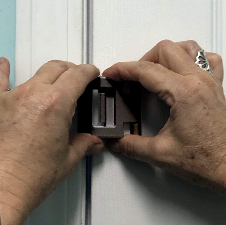 Ultimate Door Guardian Black for Inswing or Outswing Doors with Safety Key